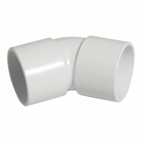 Floplast WS18 32mm White Abs 135 Bend
